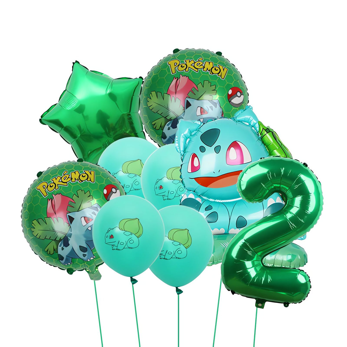 Pokémon birthday balloons – Bulbasaur 2
