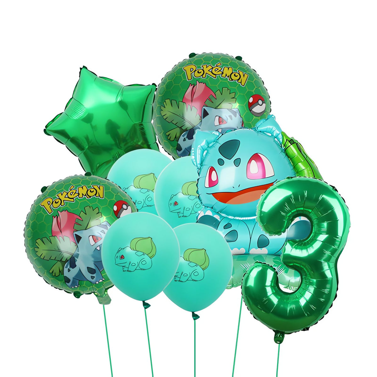 Pokémon birthday balloons – Bulbasaur 3