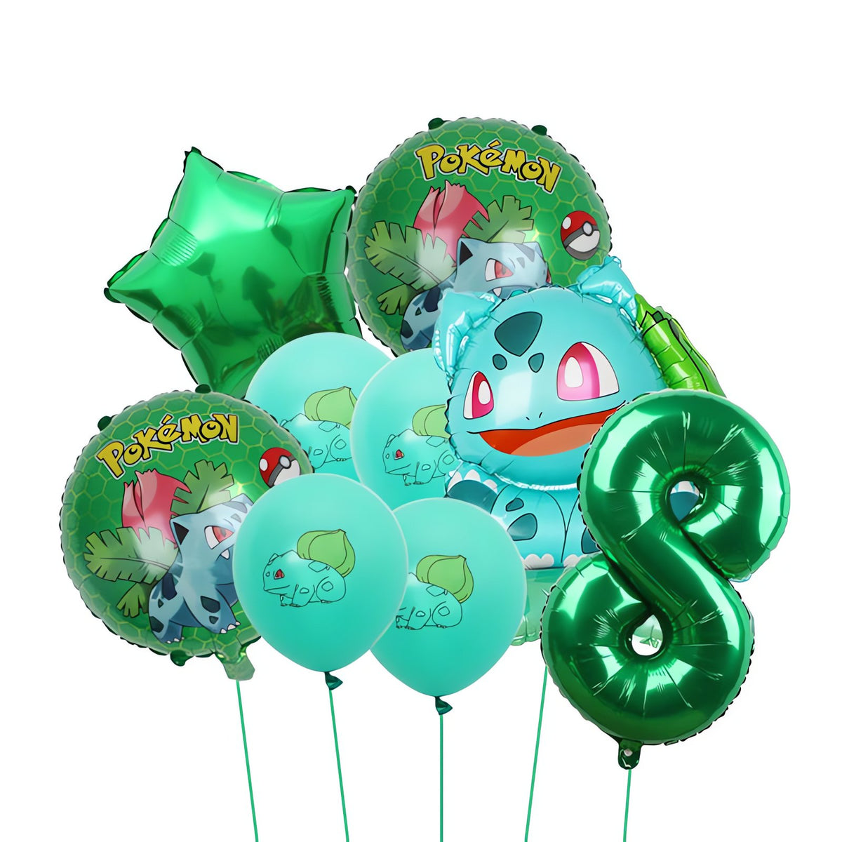 Pokémon birthday balloons – Bulbasaur 8