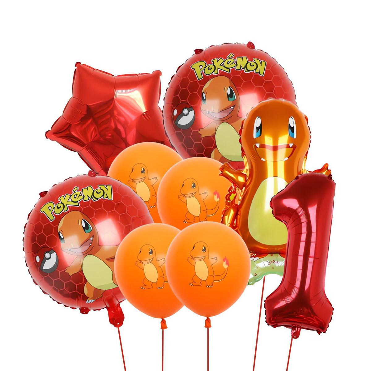 Pokémon birthday balloons – Charmander 1