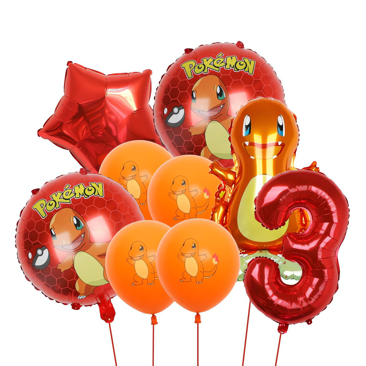 Pokémon birthday balloons – Charmander 3