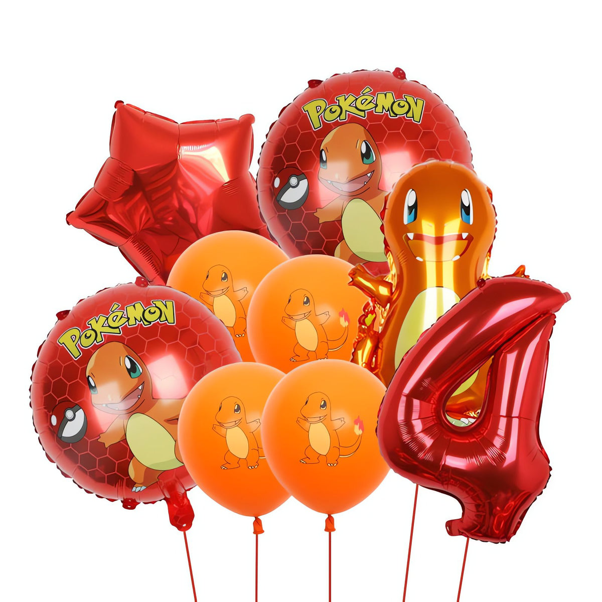 Pokémon birthday balloons – Charmander 4