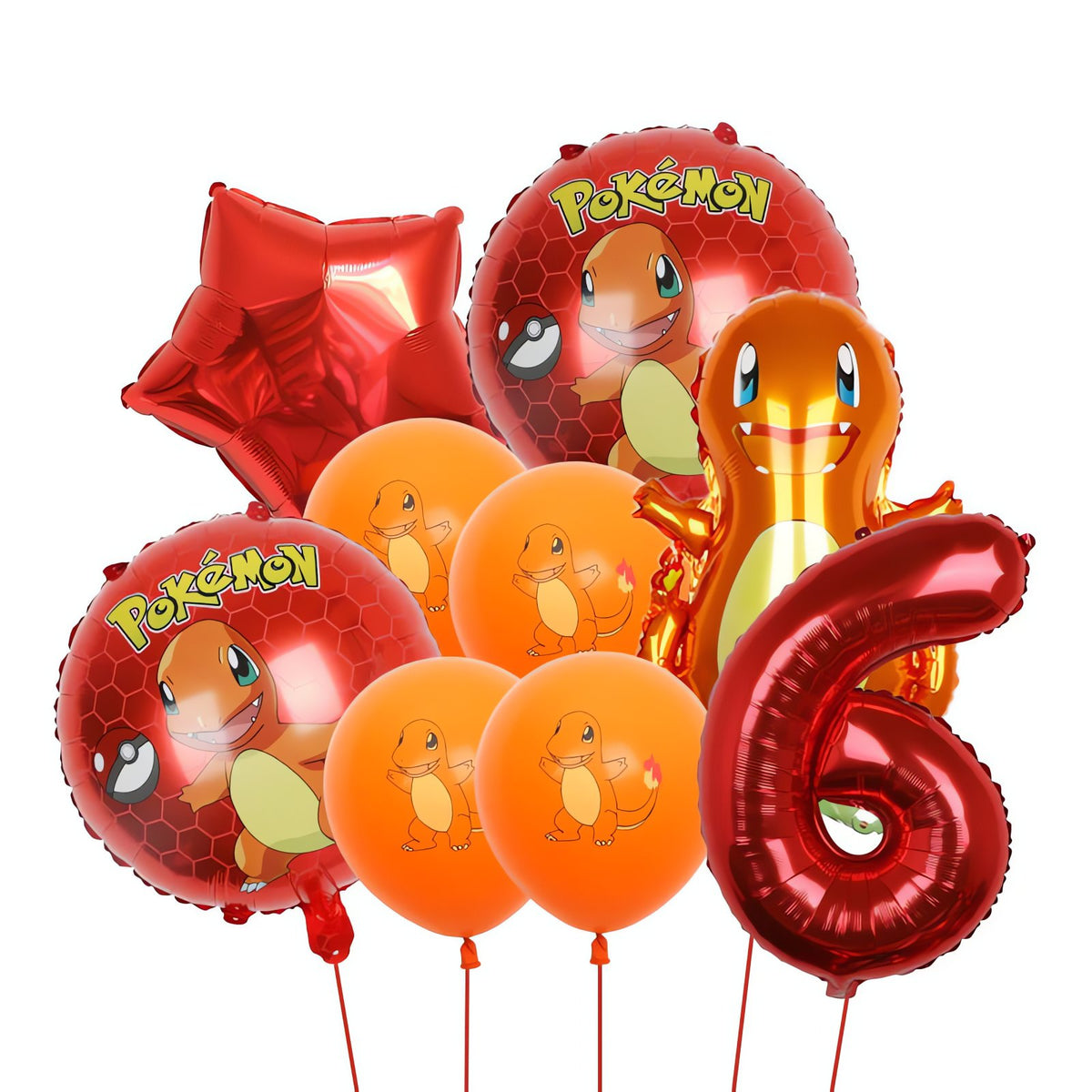 Pokémon birthday balloons – Charmander 6