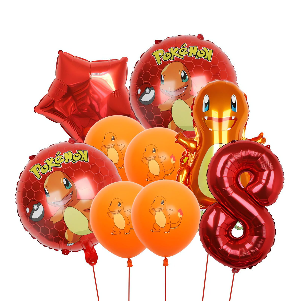 Pokémon birthday balloons – Charmander 8