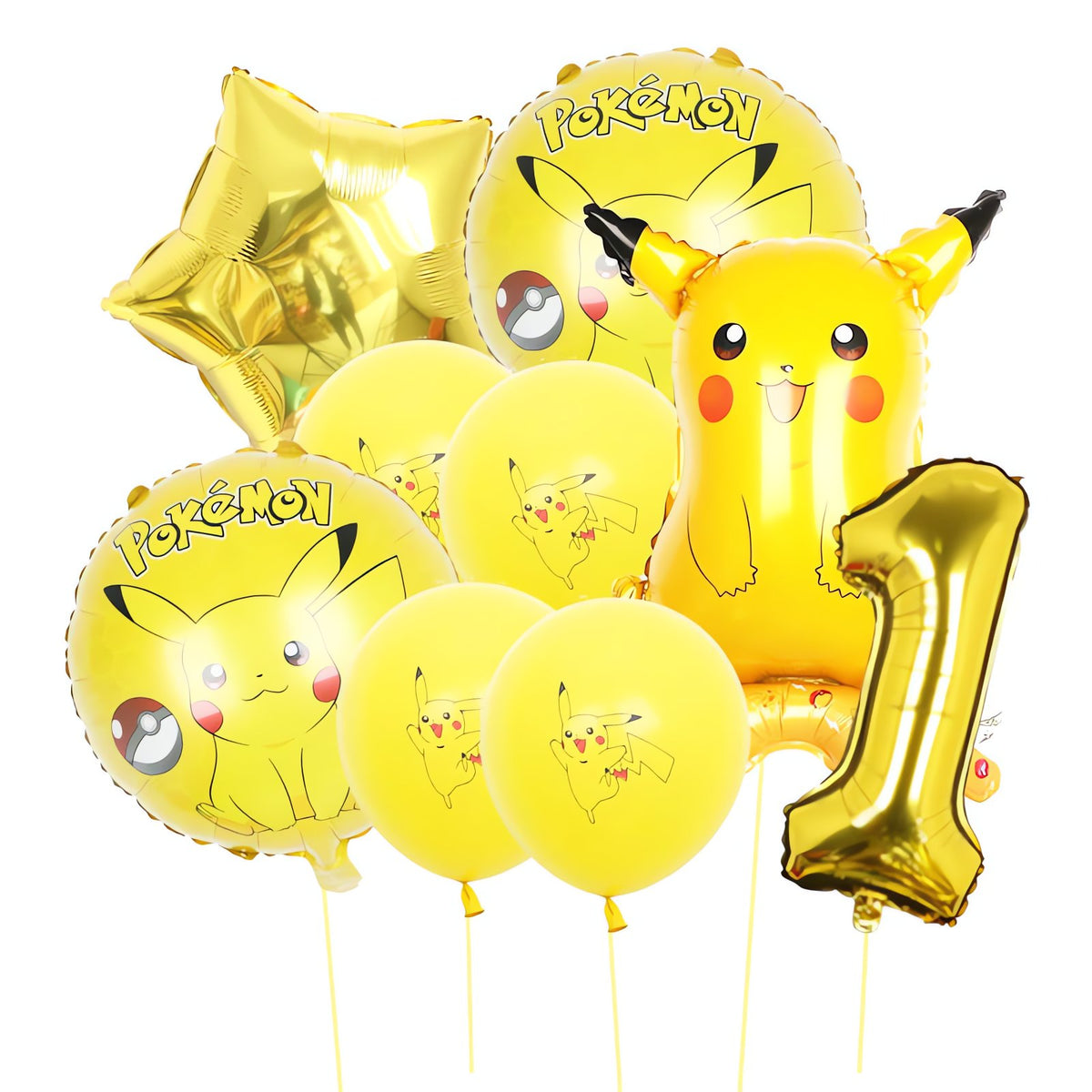 Pokémon birthday balloons – Pikachu 1