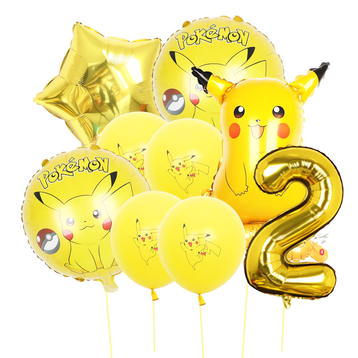 Pokémon birthday balloons – Pikachu 2