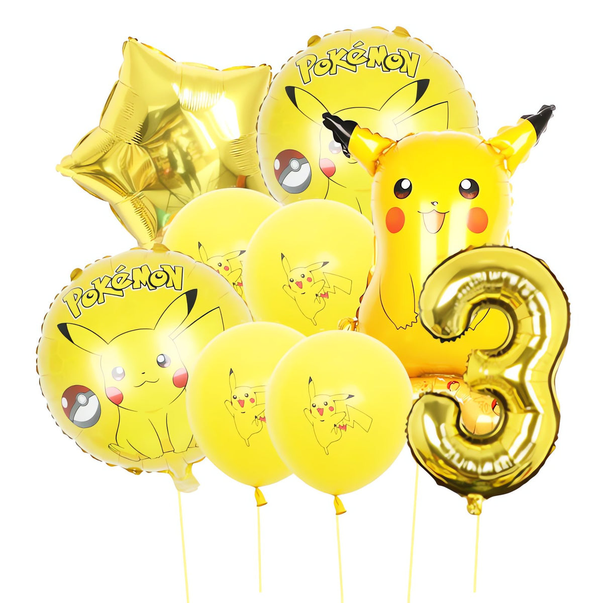 Pokémon birthday balloons – Pikachu 3