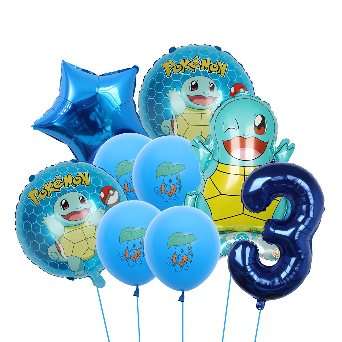 Pokémon birthday balloons – Squirtle 3