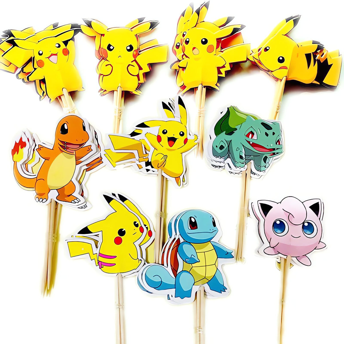 Pokémon Happy Birthday cake topper set