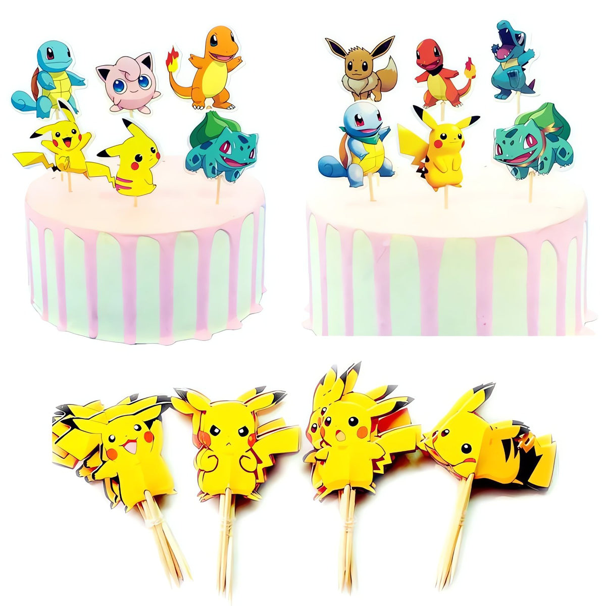 Pokémon Happy Birthday cake topper set – photo 2