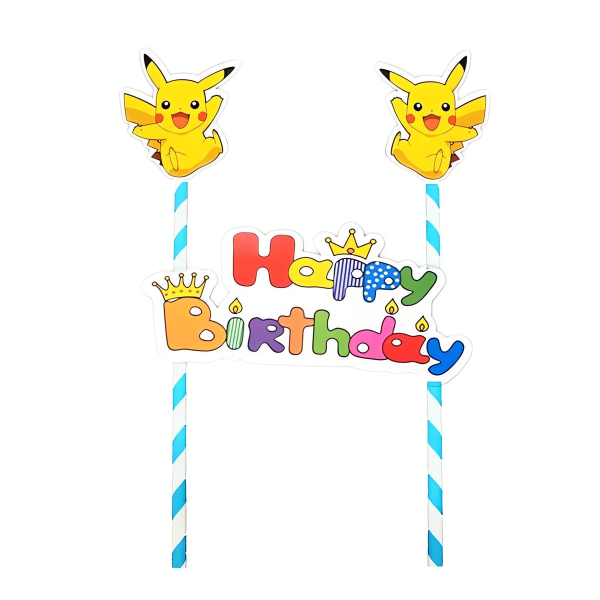 Pokémon Happy Birthday cake topper set – photo 4