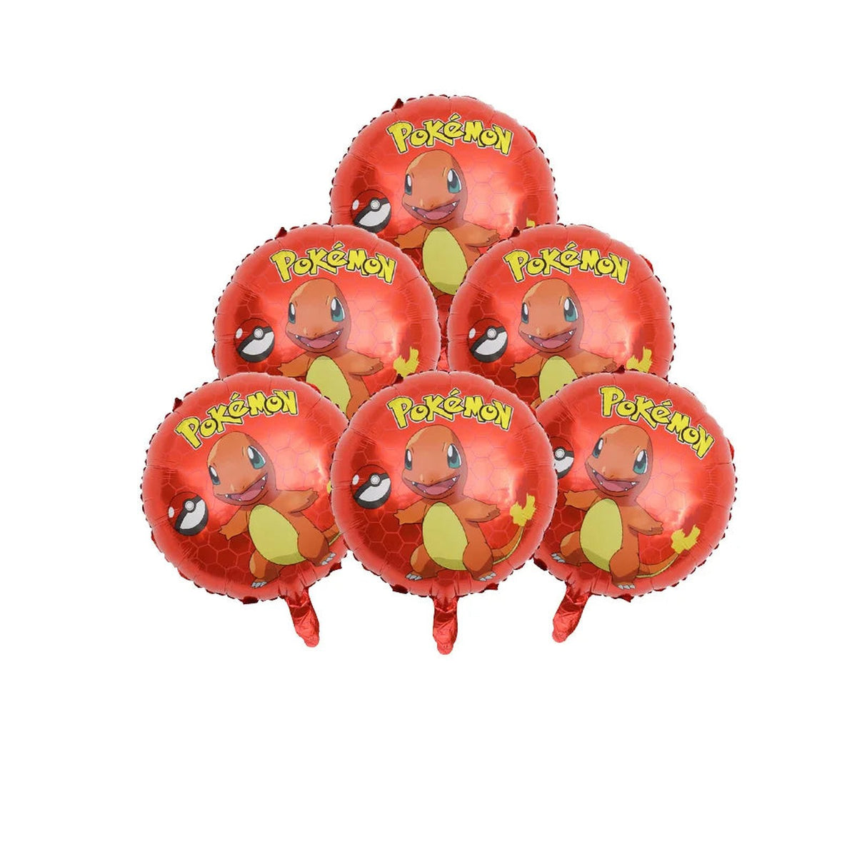 Pokémon birthday party decorations – Balloons A (6 pieces)