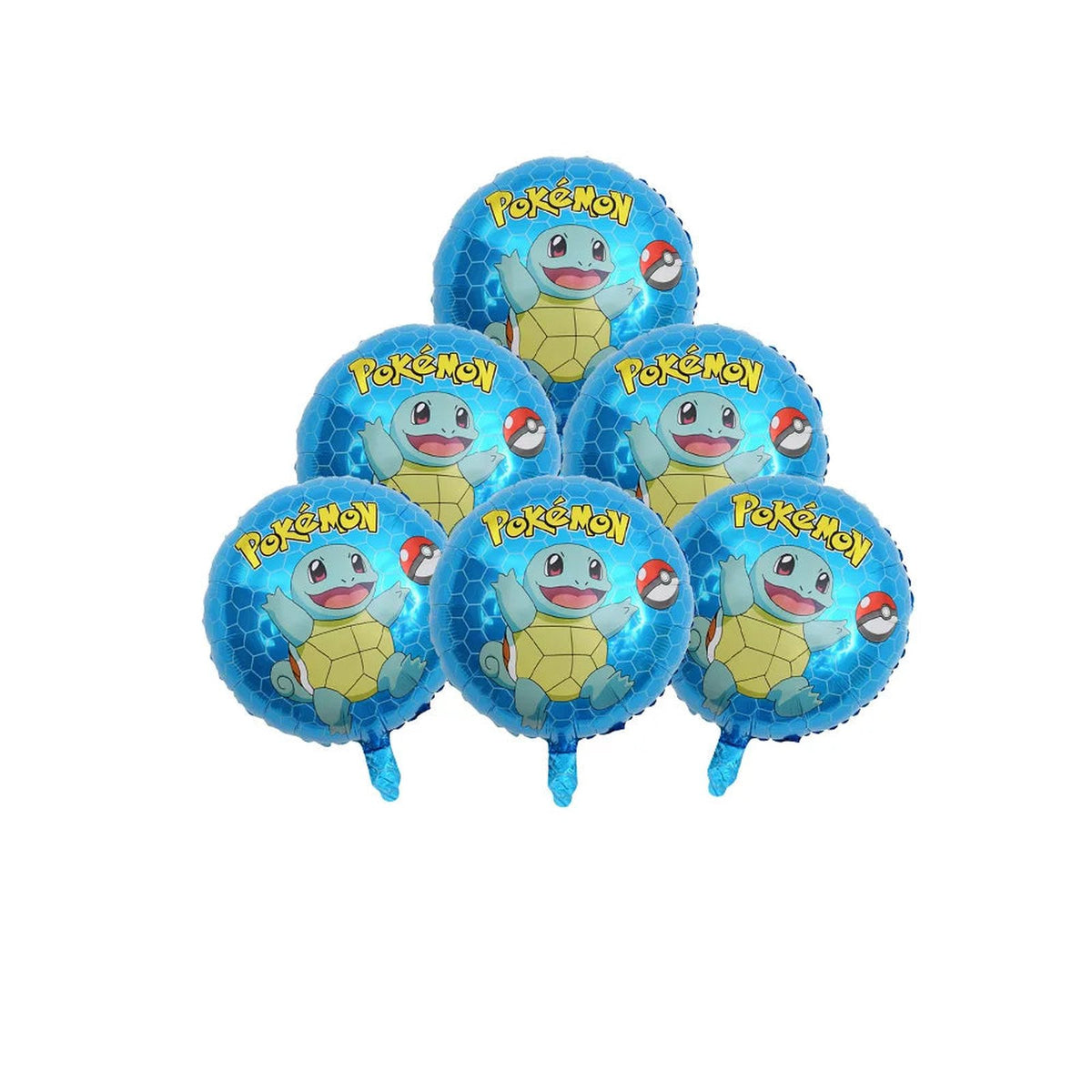 Pokémon birthday party decorations – Balloons B (6 pieces)