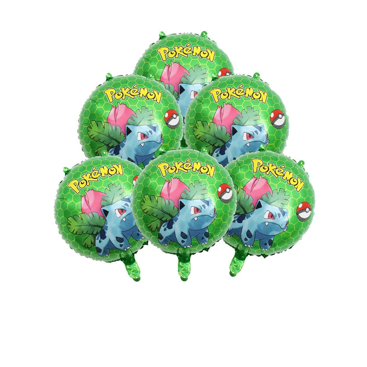 Pokémon birthday party decorations – Balloons E (6 pieces)