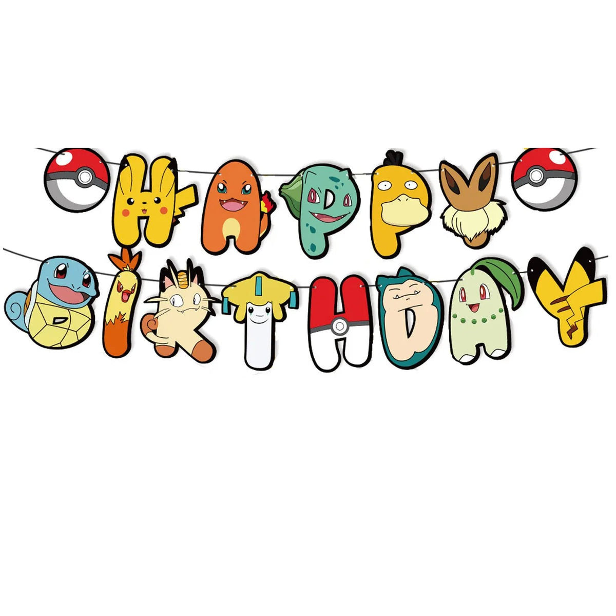 Pokémon birthday party decorations – Banner