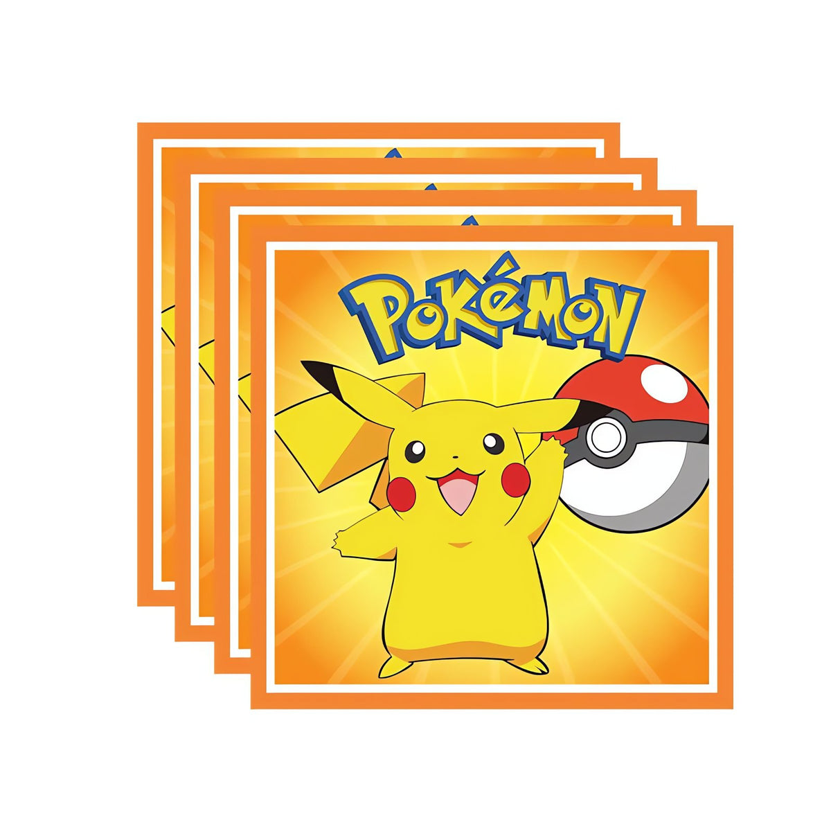 Pokémon birthday party decorations – Napkins A (20 pieces)