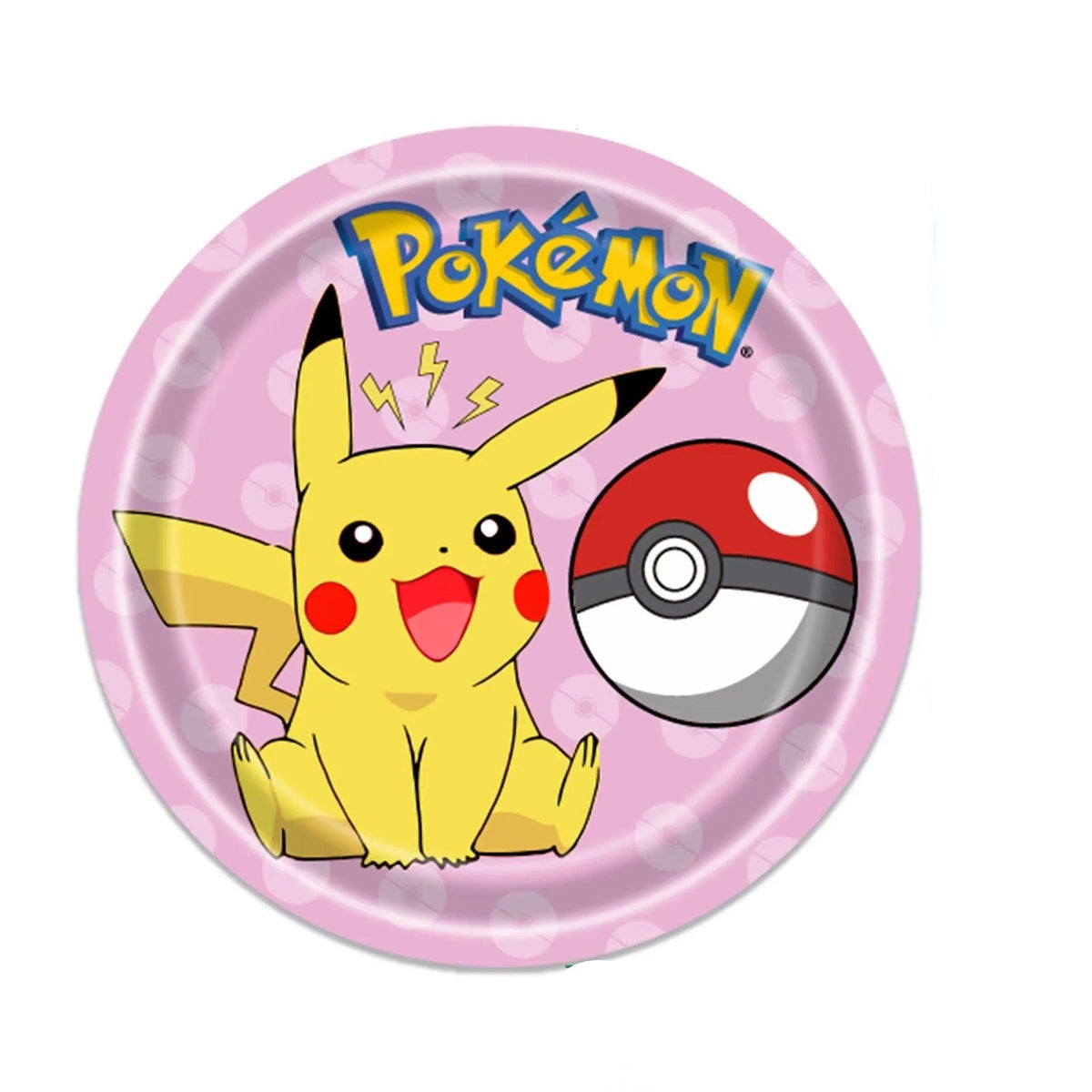 Pokémon birthday party decorations – Plates D, 16cm (10 pieces)