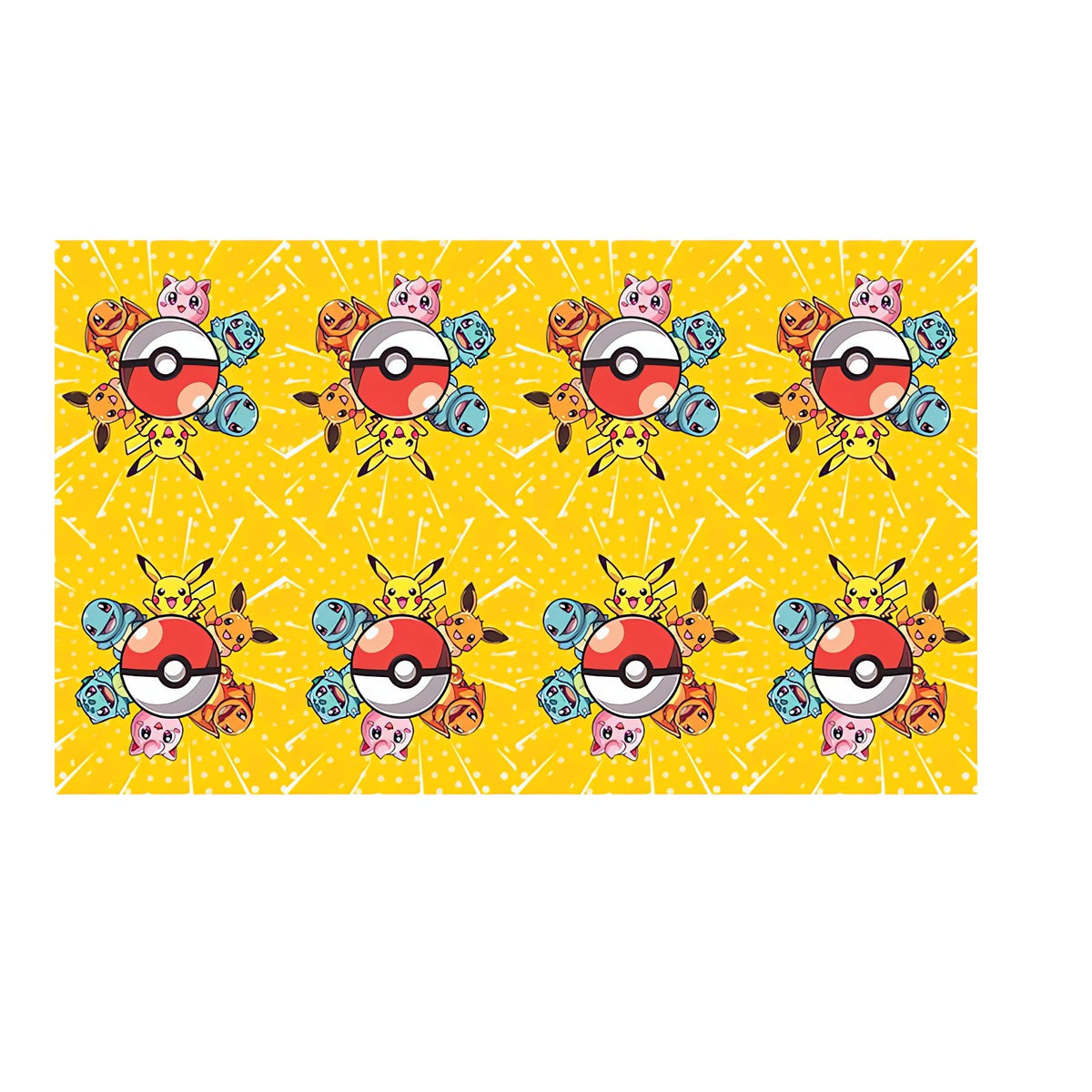 Pokémon birthday party decorations – Tablecloth B