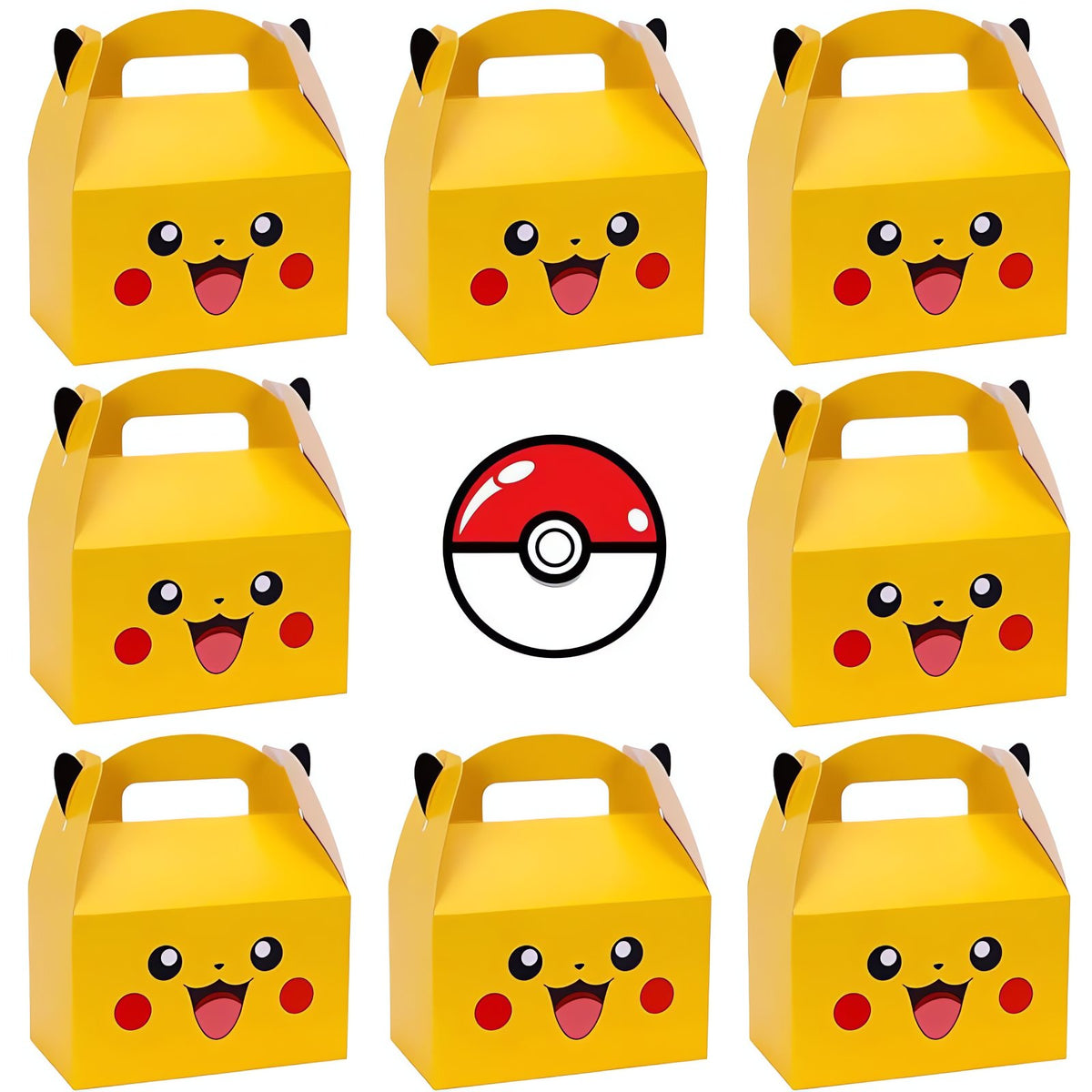 Pokémon birthday treat boxes – Pikachu