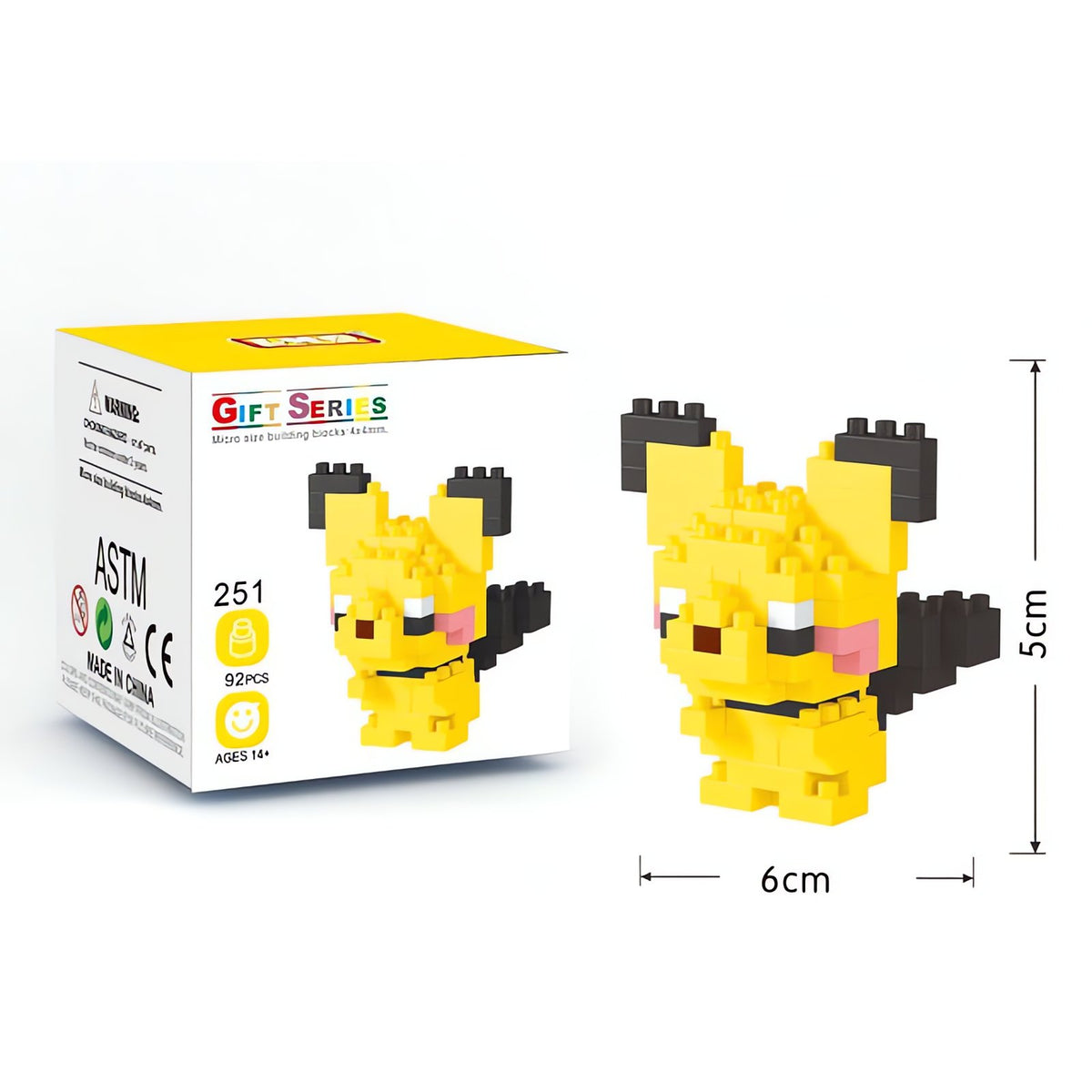 Pokémon building block figures, Cyndaquil and Ho-Oh – 251