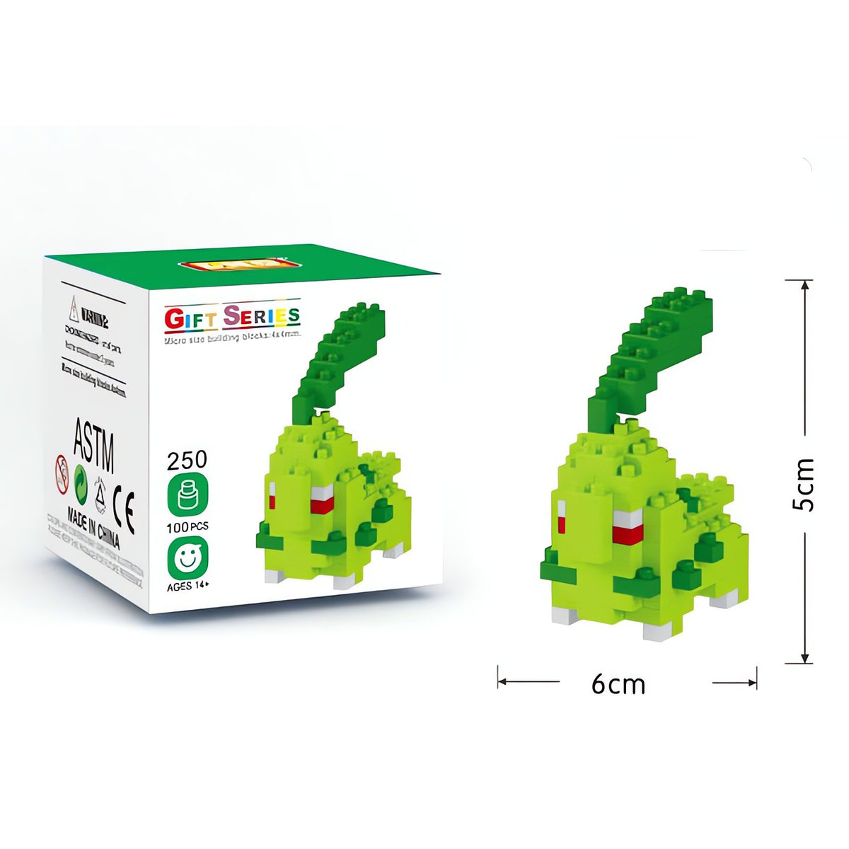 Pokémon building block figures, Cyndaquil and Ho-Oh – Chikorita
