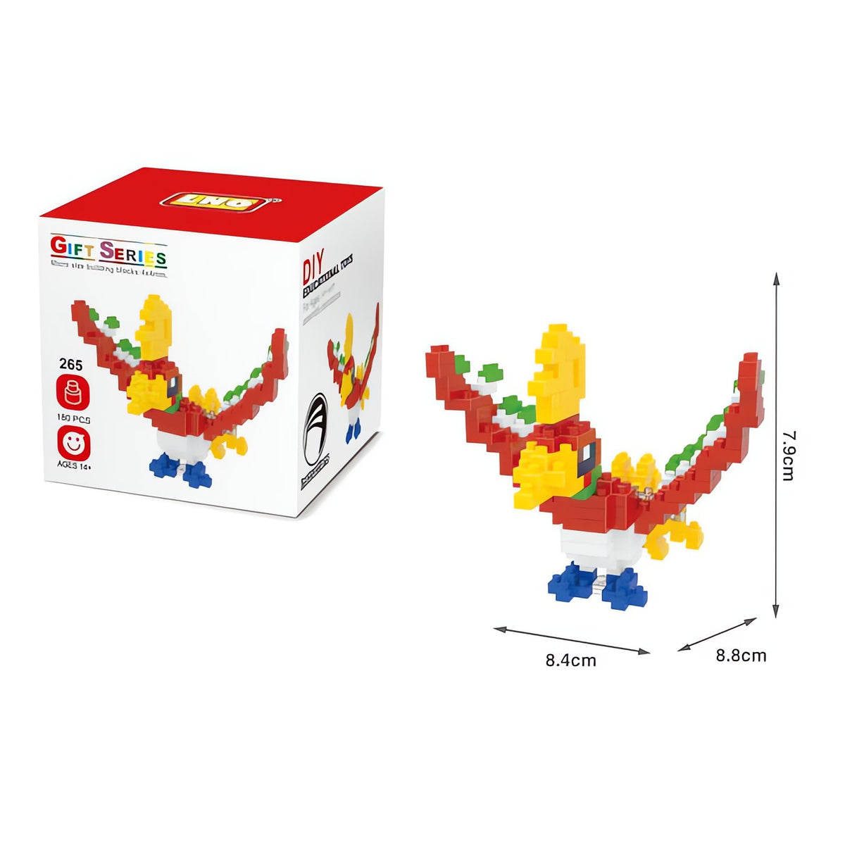 Pokémon building block figures, Cyndaquil and Ho-Oh – Ho-Oh