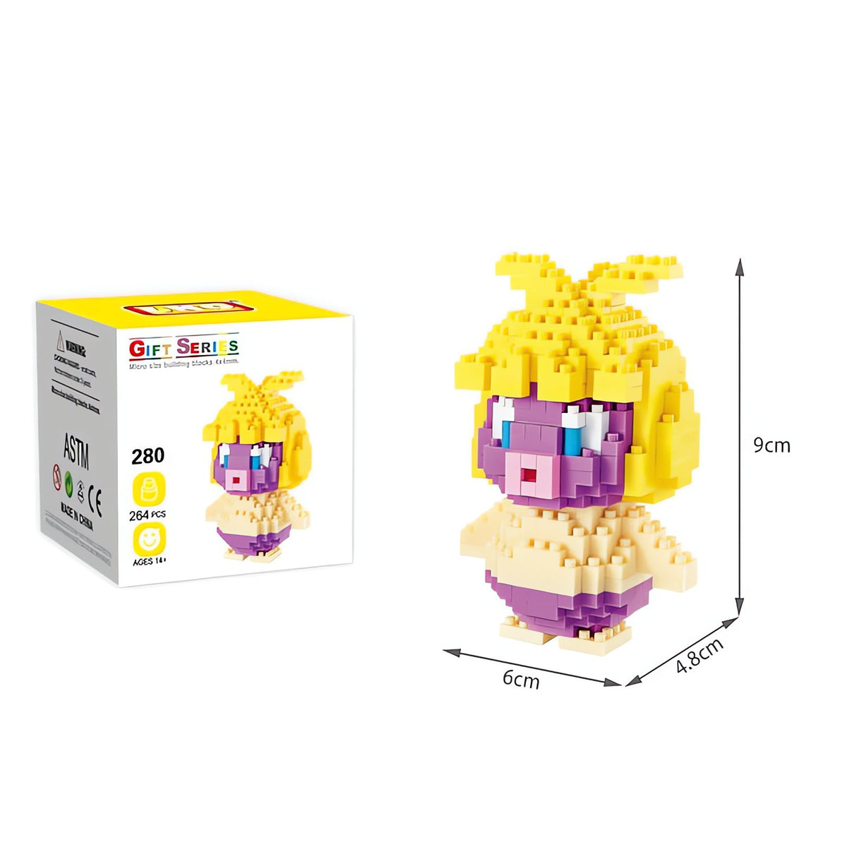 Pokémon building block figures, Gengar and Staryu – photo 8
