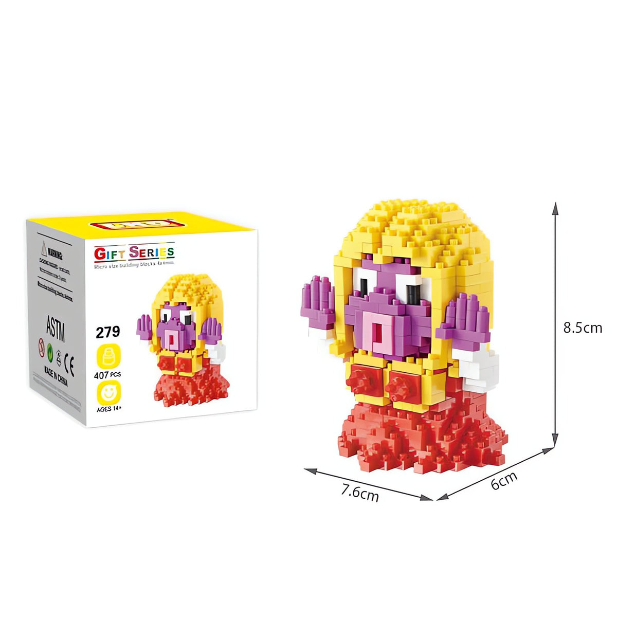 Pokémon building block figures, Gengar and Staryu – Jynx