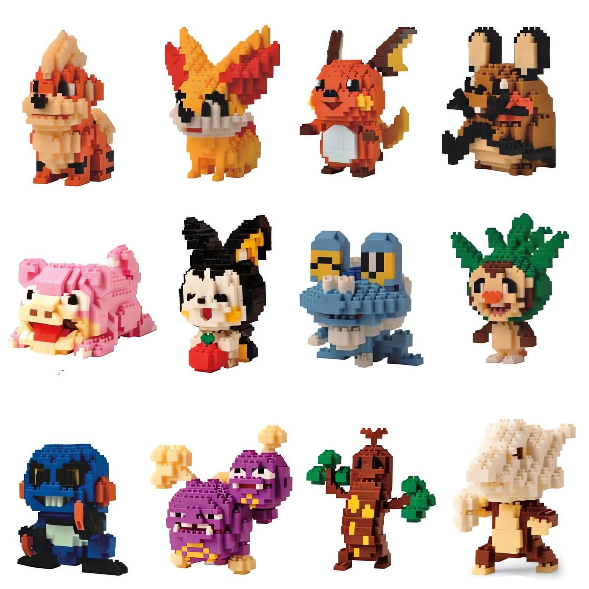 Pokémon building block figures