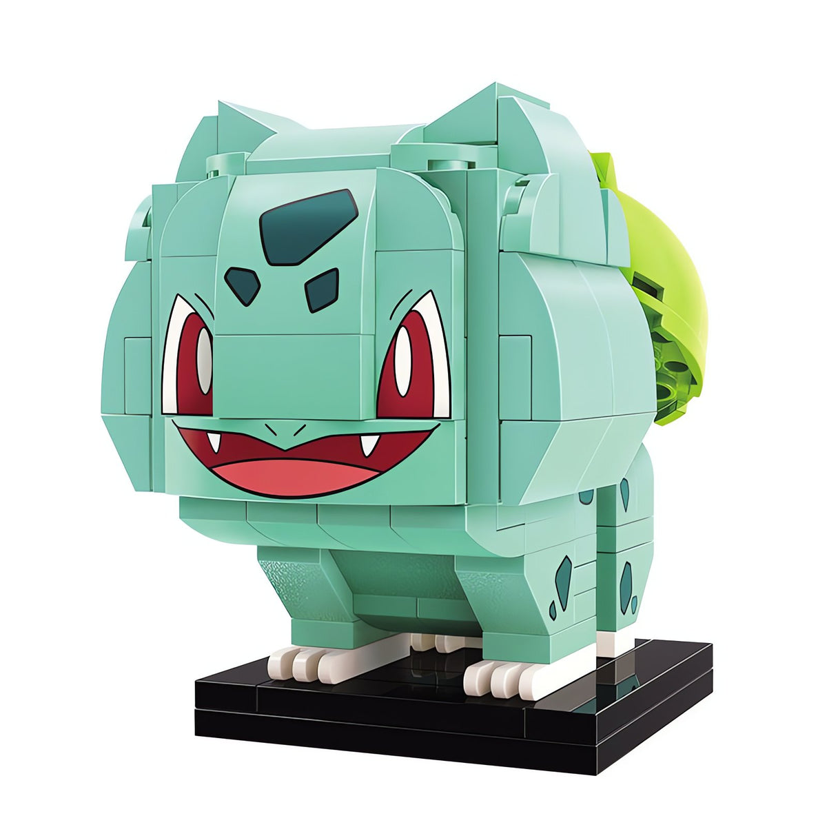 Pokémon building block sets of Pikachu, Charmander and Bulbasaur – Bulbasaur