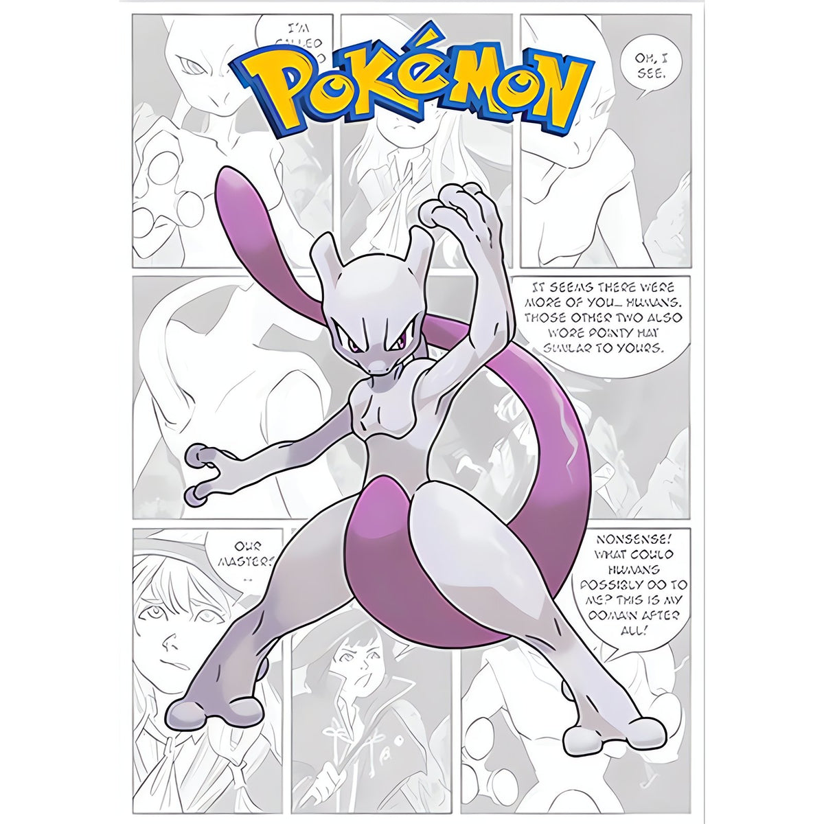 Pokémon comic-style canvas print – photo 11