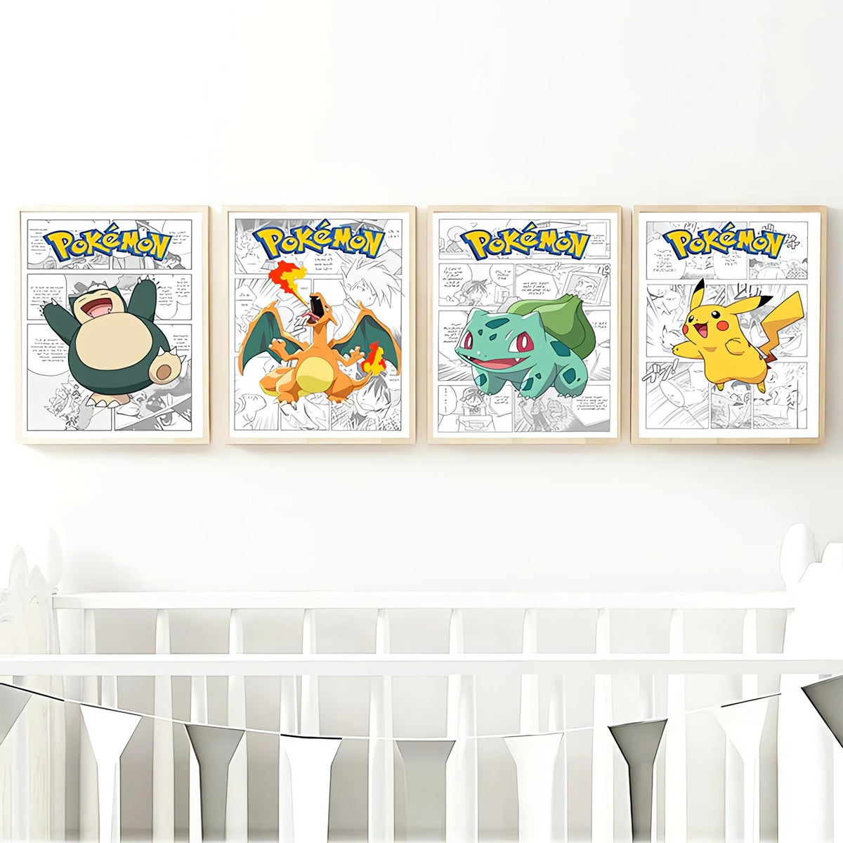 Pokémon comic-style canvas print – photo 2