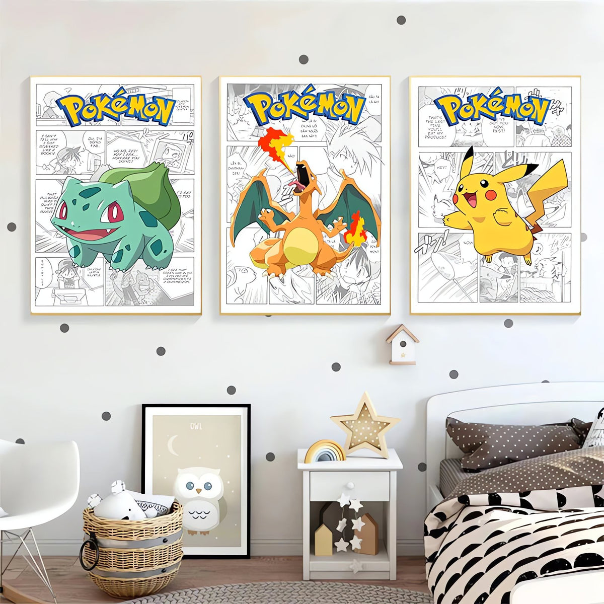 Pokémon comic-style canvas print – photo 3