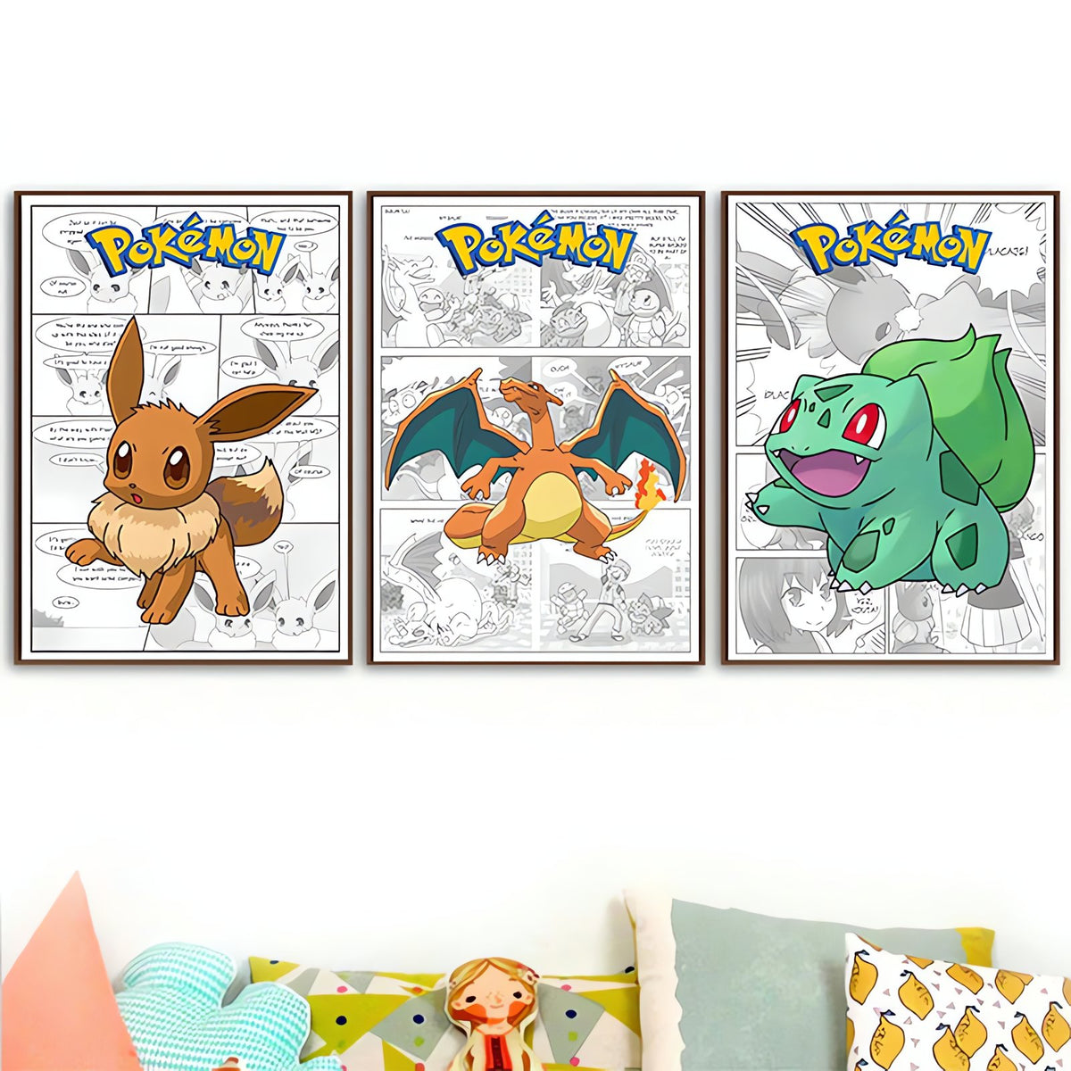 Pokémon comic-style canvas print – photo 4