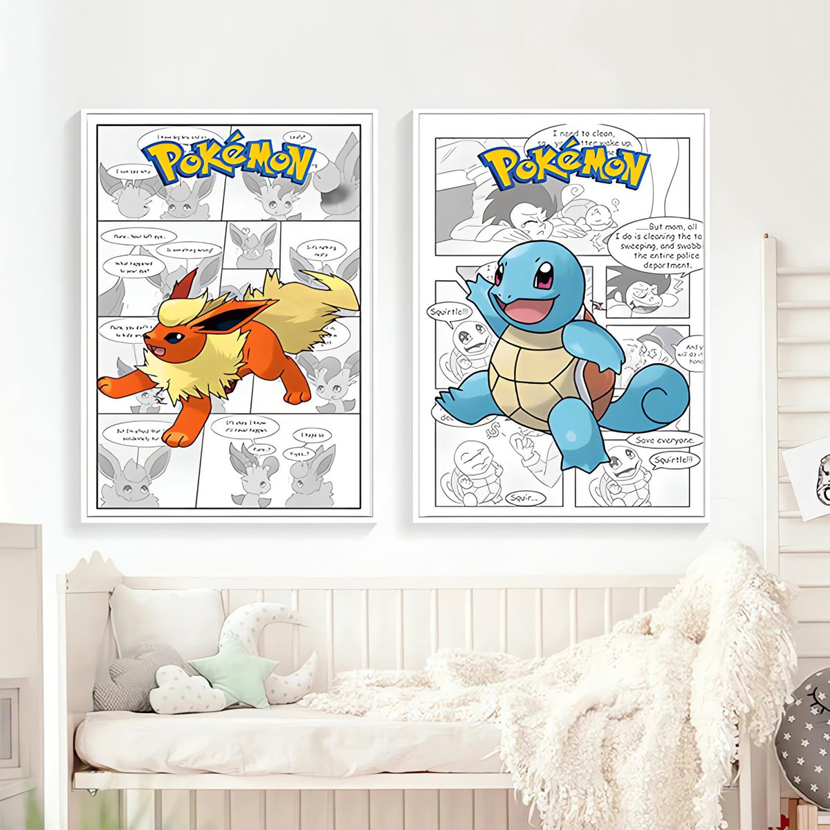 Pokémon comic-style canvas print – photo 5