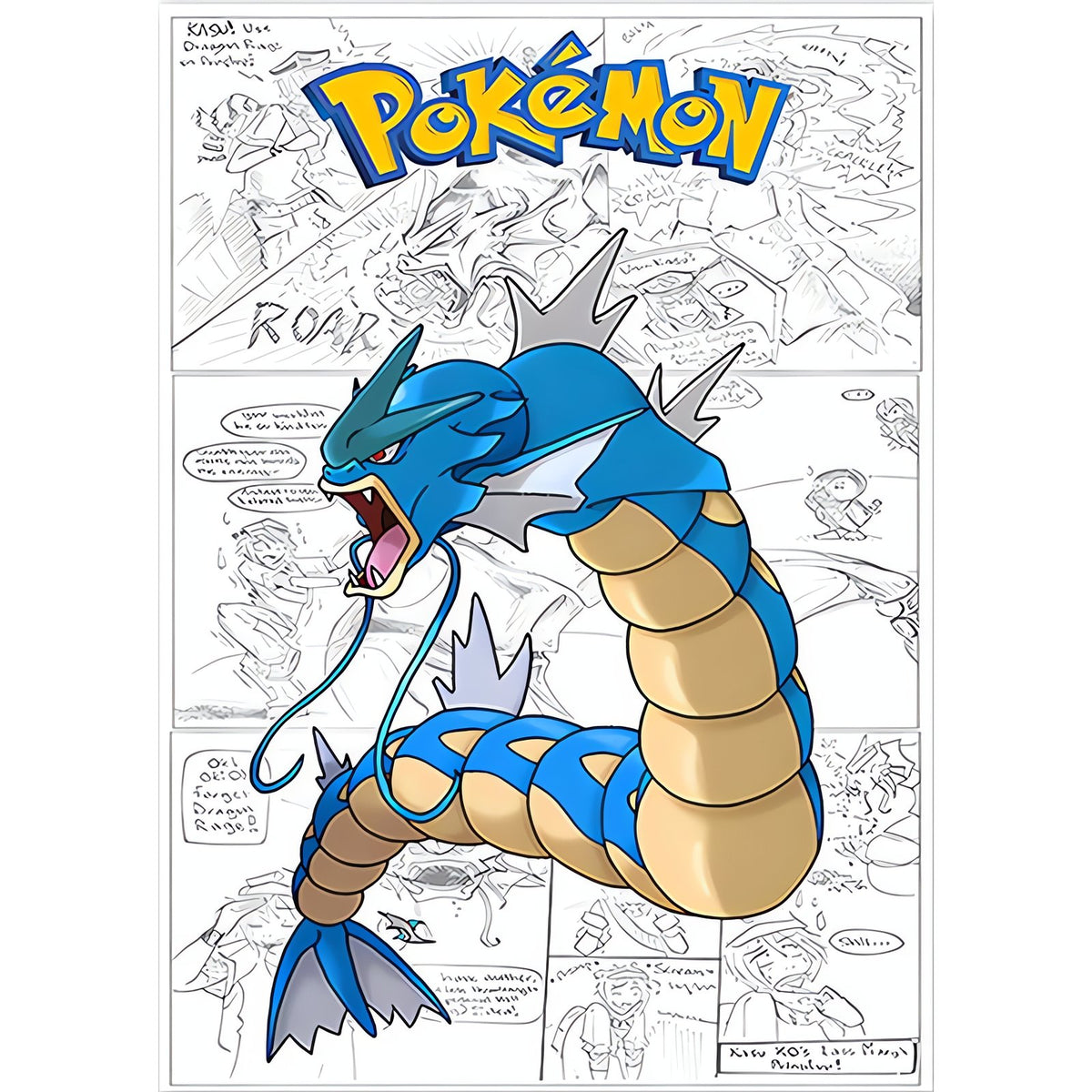 Pokémon comic-style canvas print – photo 8