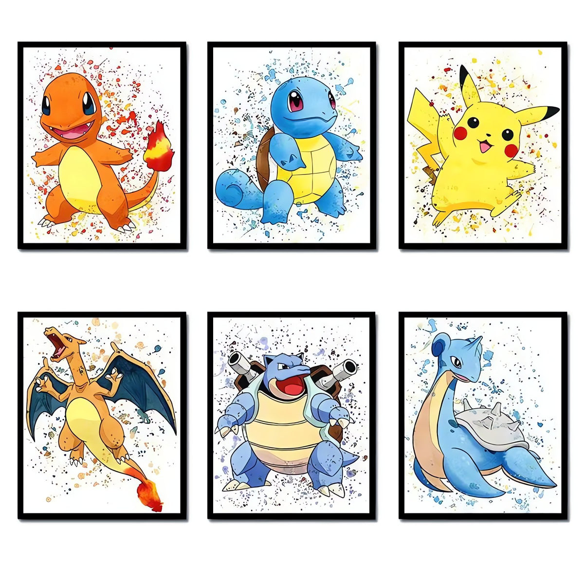 Pokémon canvas wall poster