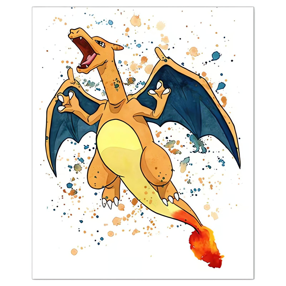 Pokémon canvas wall poster – Charizard