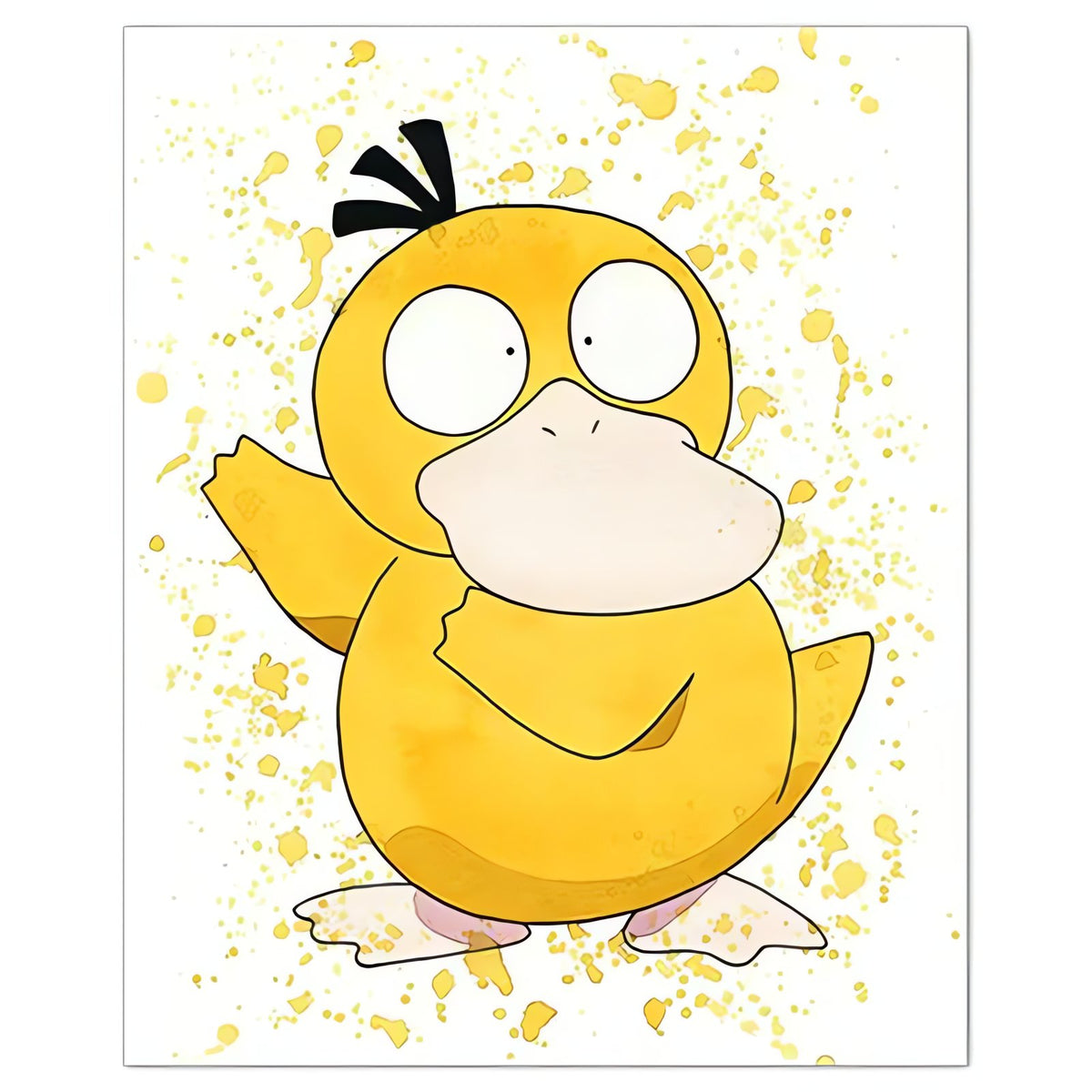 Pokémon canvas wall poster – Psyduck