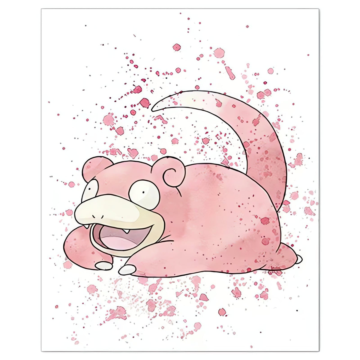 Pokémon canvas wall poster – Slowpoke
