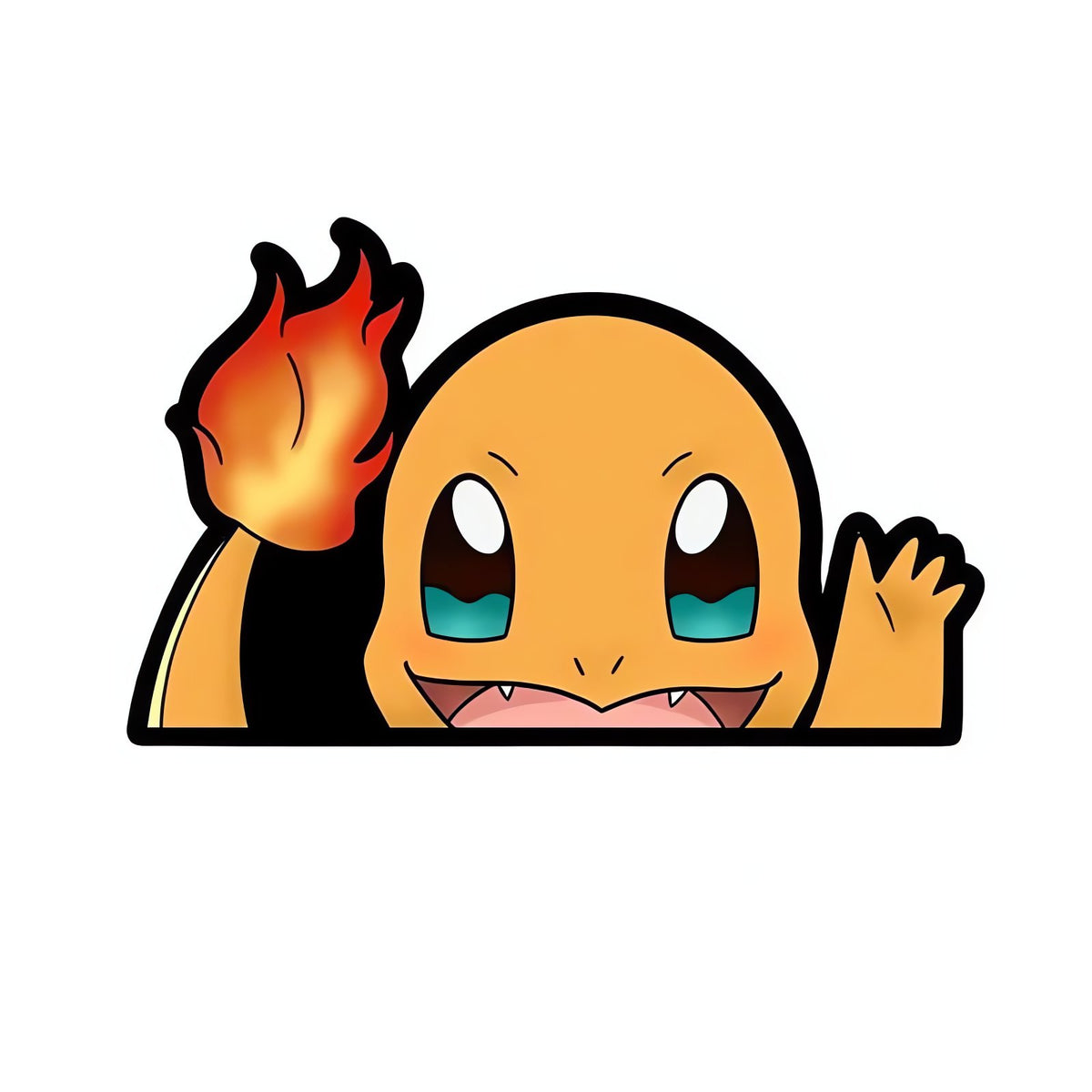 Pokémon car window stickers – Charmander