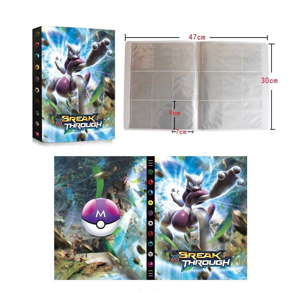 Pokémon card album with colourful cover – photo 5