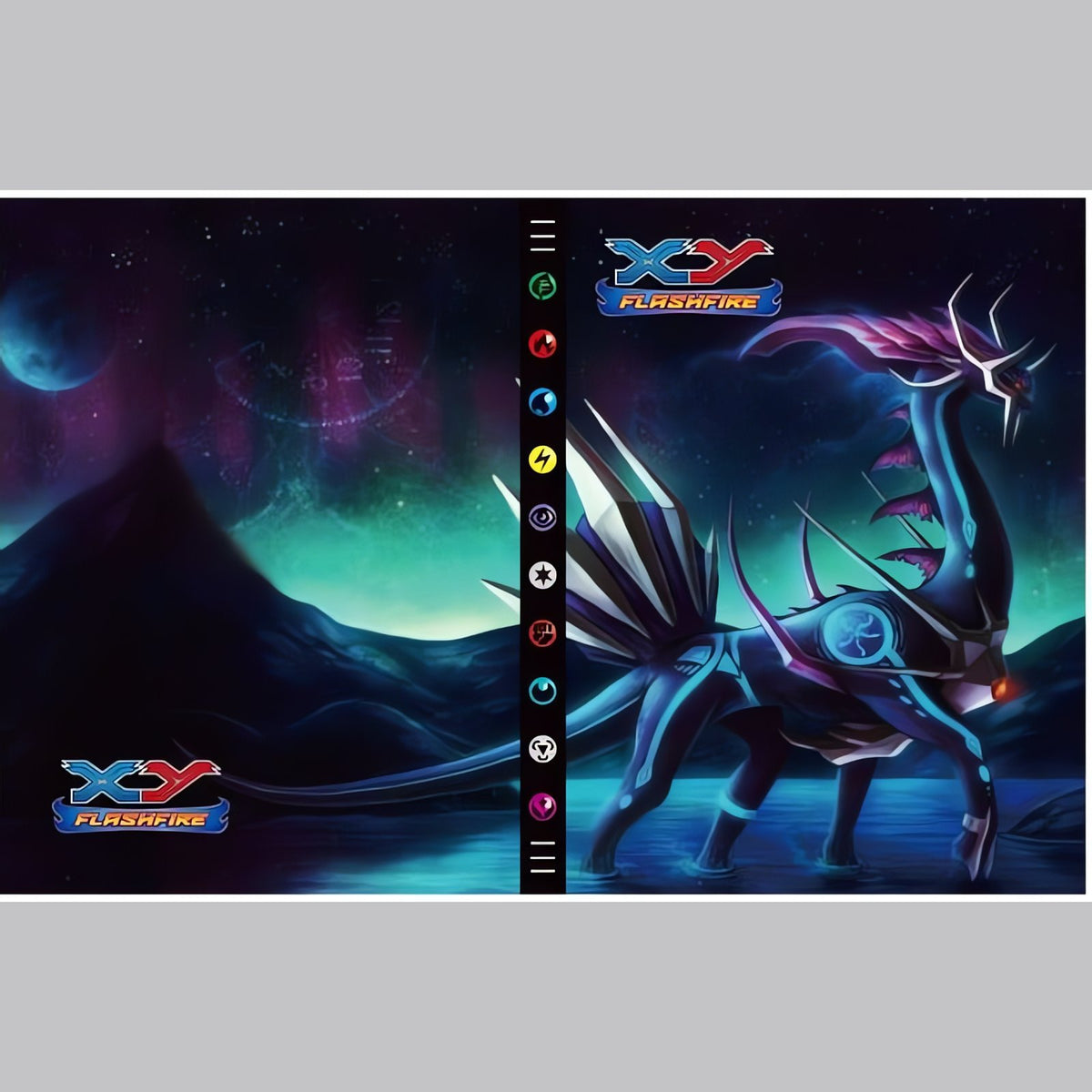 Pokémon card album with colourful cover – D20