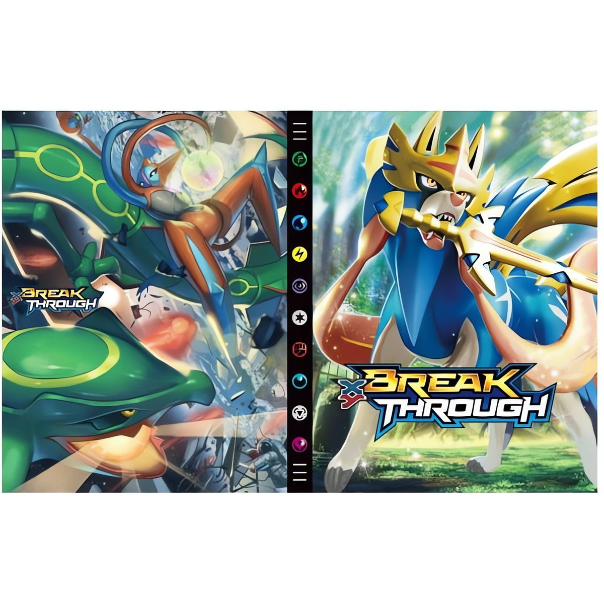 Pokémon card album with colourful cover – D24