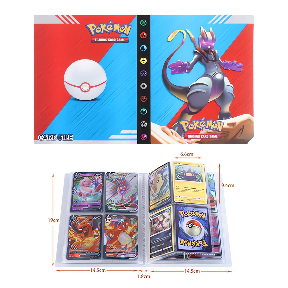 Slim Pokémon card album – Card Album 34
