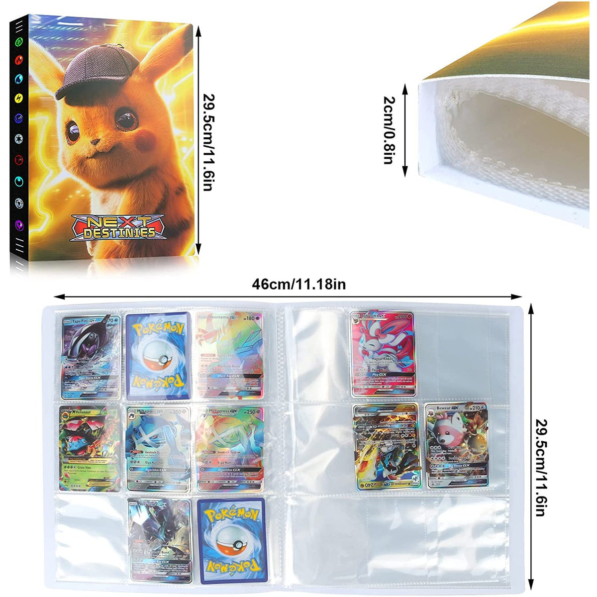 Glossy Pokémon card binder for 432 or 540 cards – photo 3