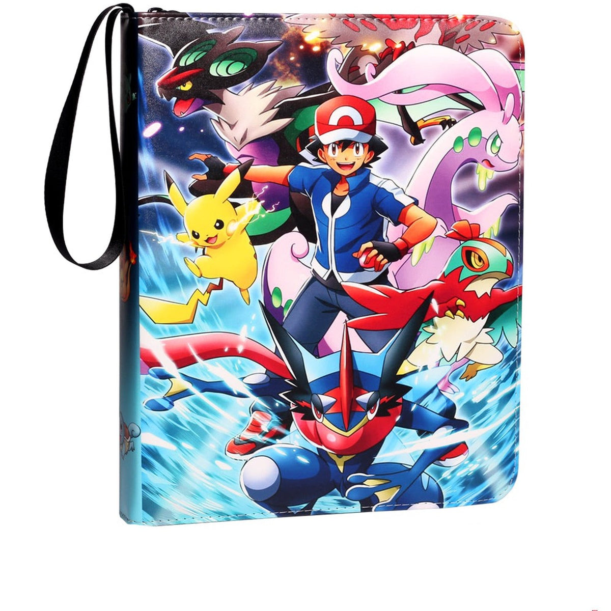 Pokémon card binder with zip, holds 720 cards