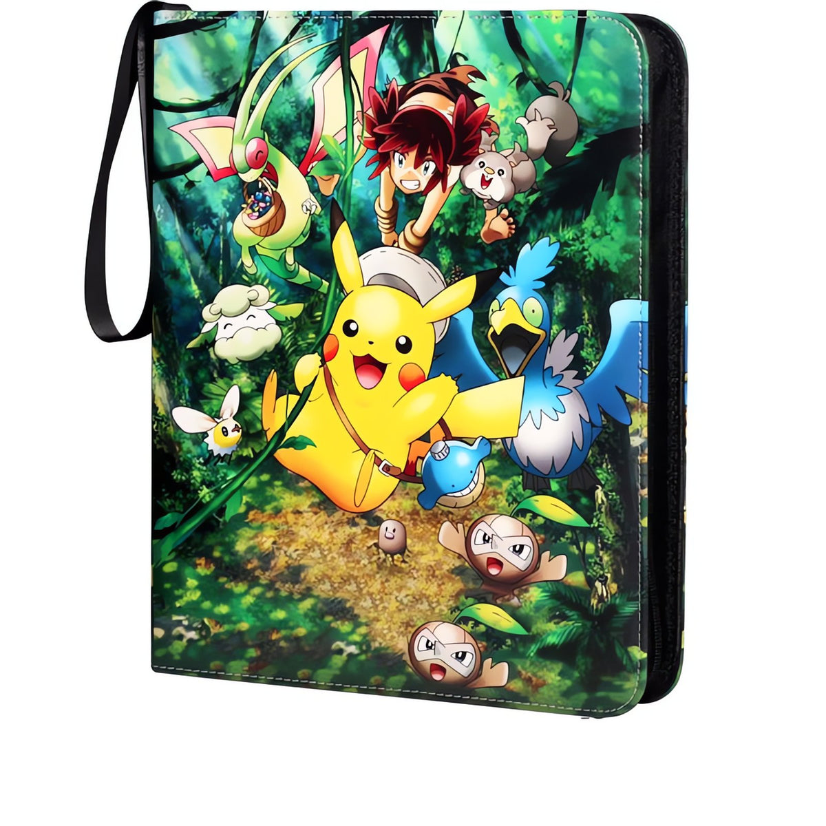 Pokémon card binder with zip, holds 720 cards – 40 Pages, 720 Cards (Style 2)