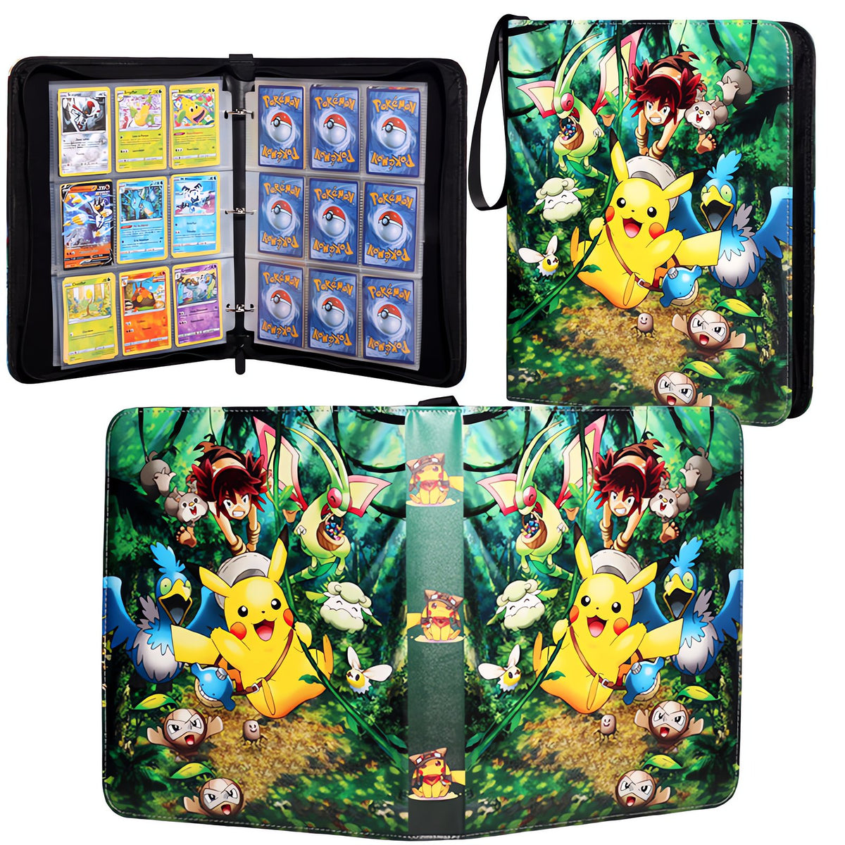 Pokémon card binder with zip, holds 720 cards – photo 9