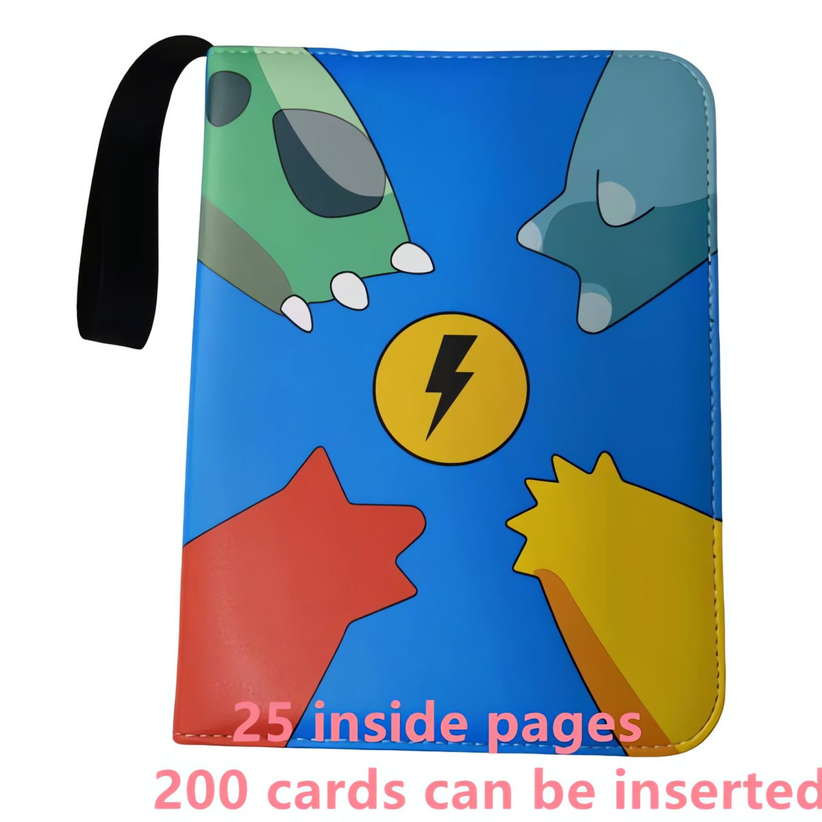 Pokémon A4 card binder with zip – Binder A (200 Cards)